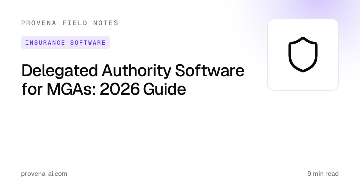 Cover for Delegated Authority Software for MGAs: 2026 Guide